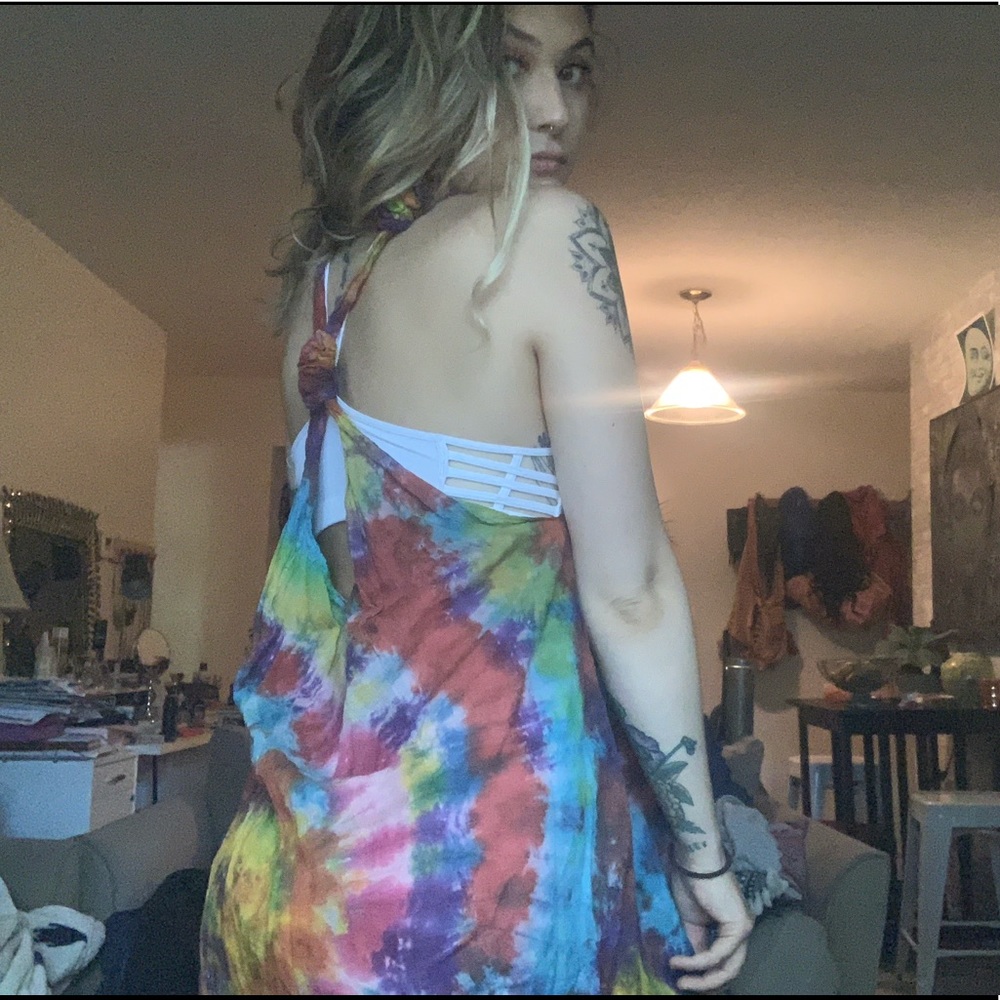 Hand made tie dye dress